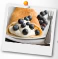 Pancakes with Creme Fraiche